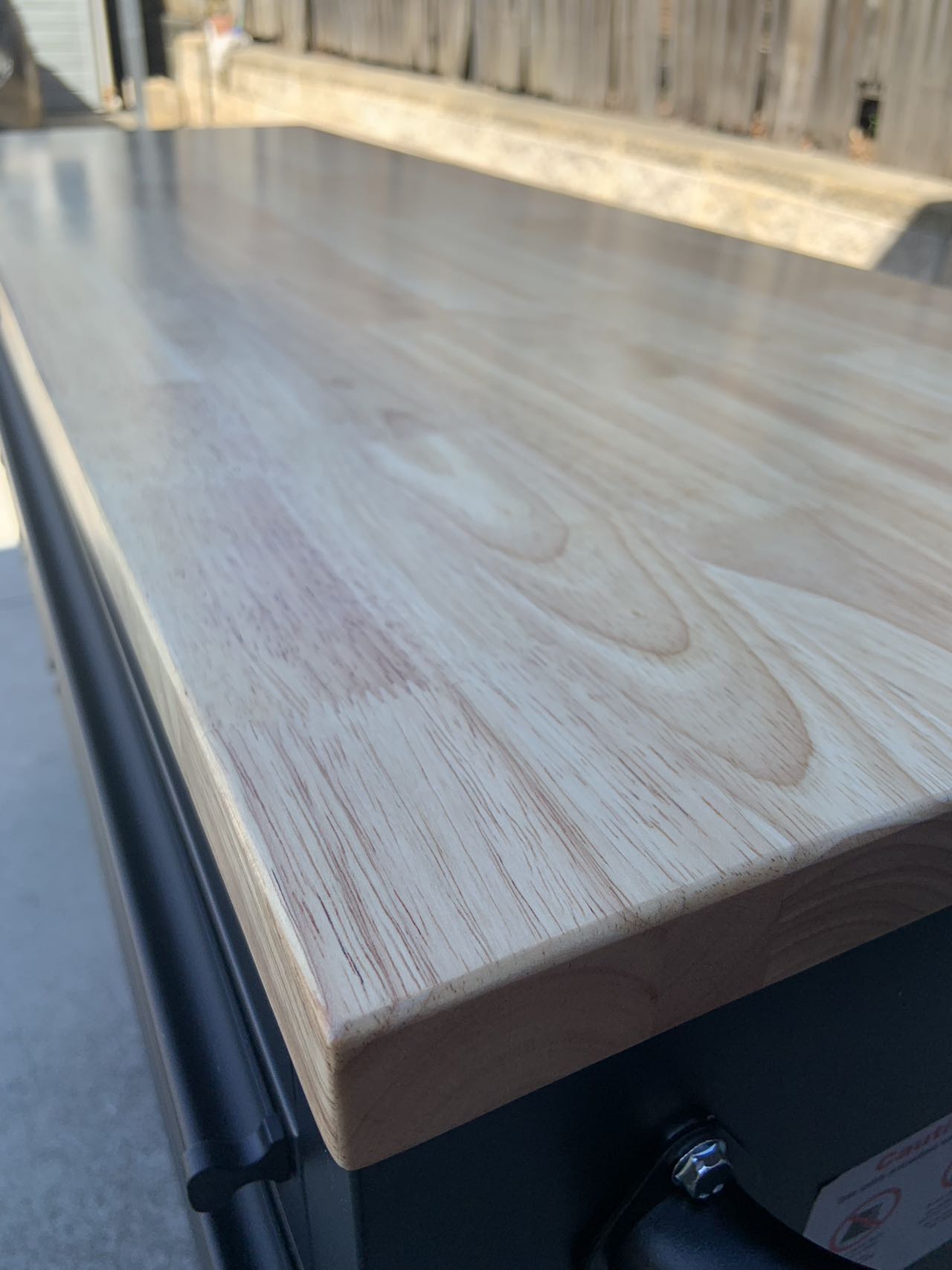 55" 10 Drawer Mobile Workbench Powder Coated Steel Toolbox Cabinet with Wood Top (Black) - Image 9