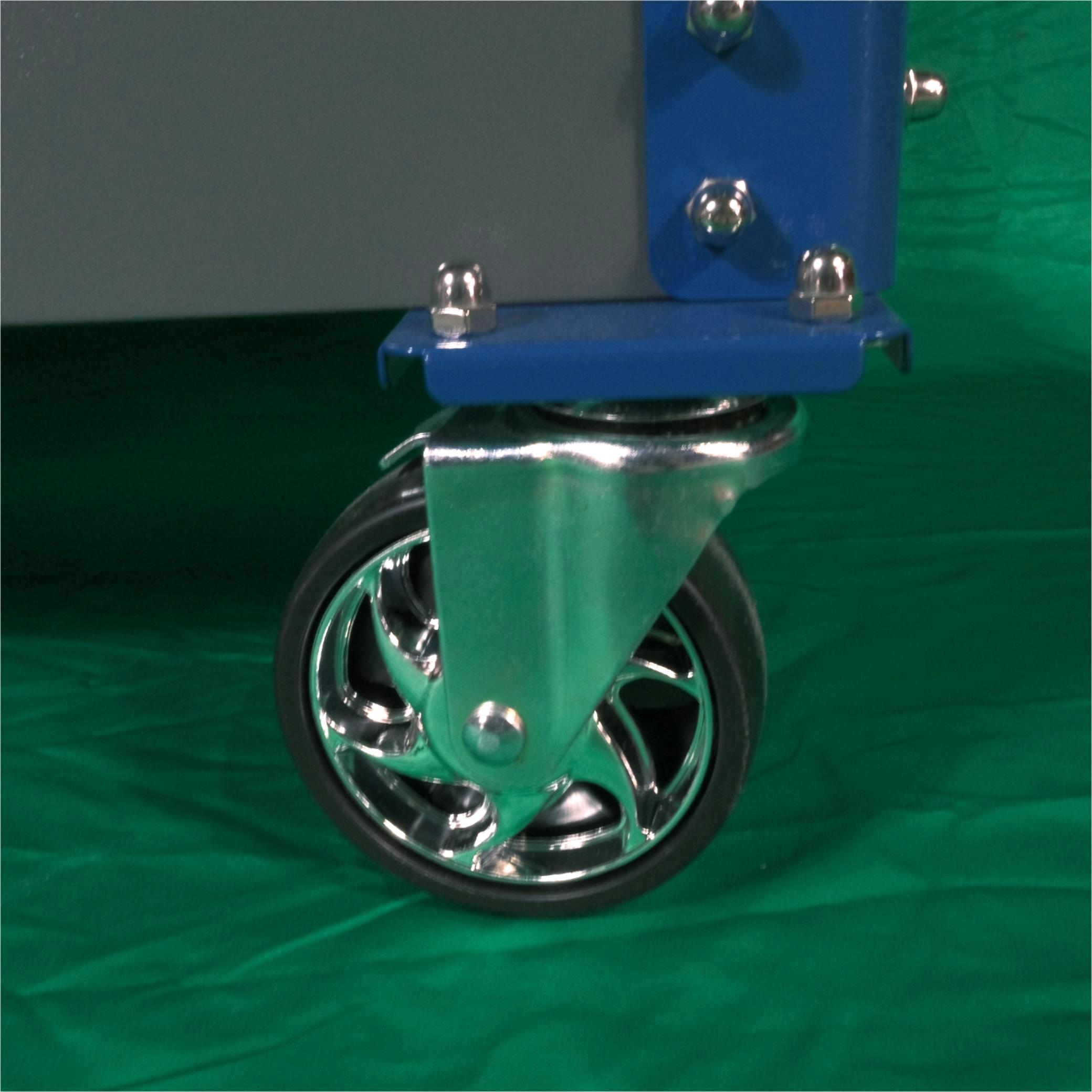 250KG 3-Tier Steel Tool Cart Trolley Workshop Garage Storage (Blue&Grey) - Image 7