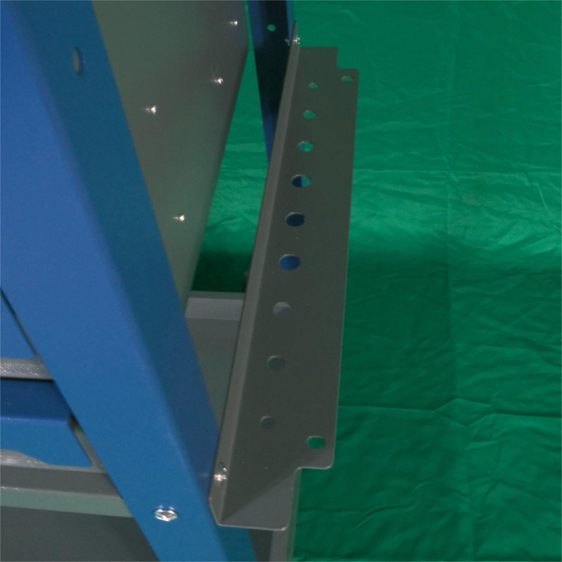 250KG 2-Tier 3-Drawer Steel Tool Cart Trolley Workshop Garage Storage (Blue&Grey) - Image 8