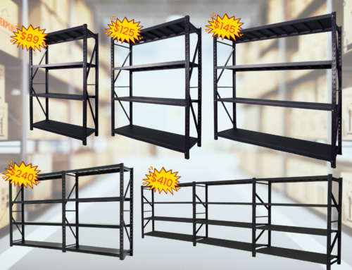 $10-30 Off Steel Shelving – 600kg Capacity!